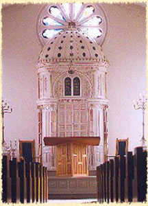 The Pulpit of Temple Berith Sholom, Troy, NY